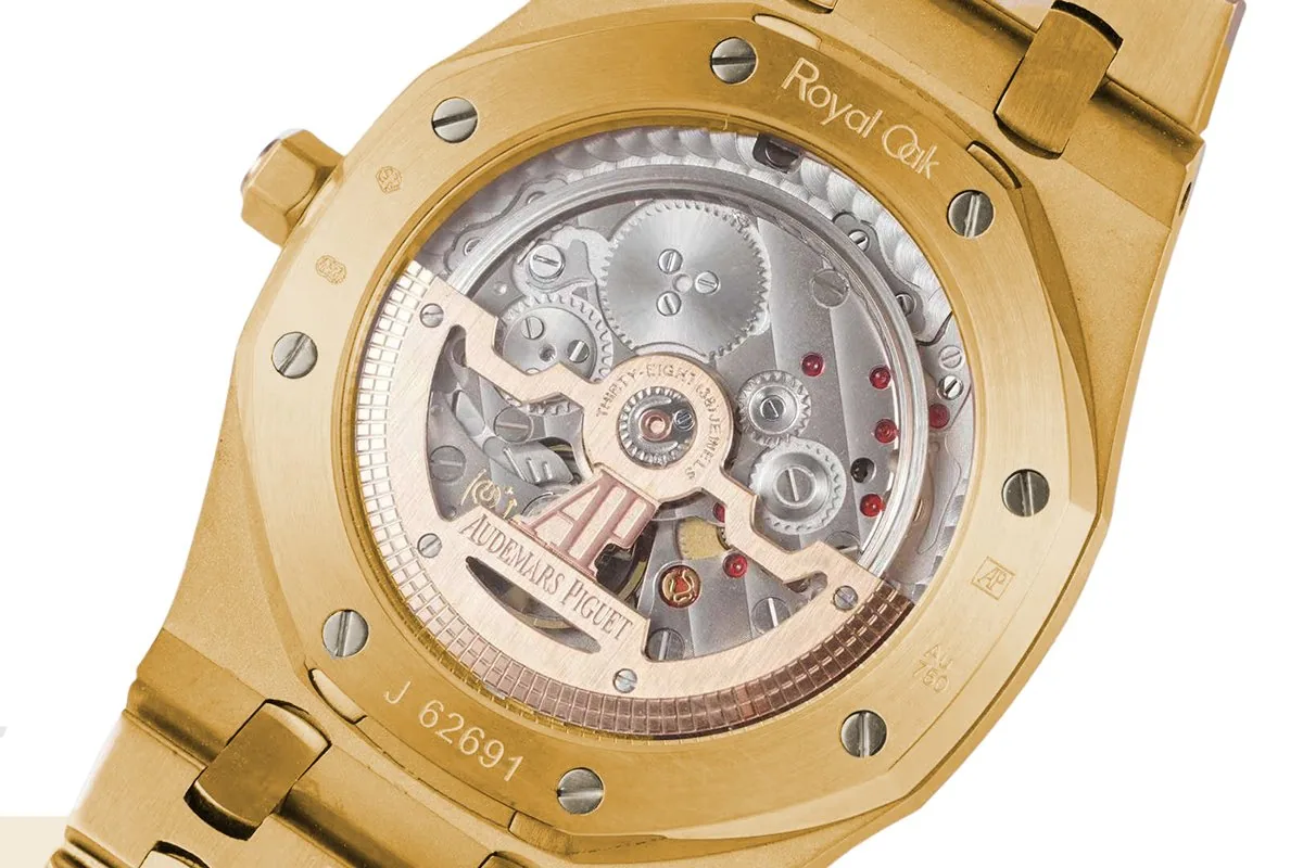Royal Oak 15202 39mm cadran bleu en or jaune – Image 6