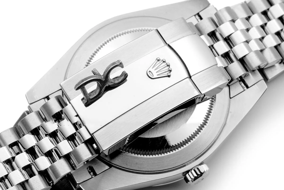 Datejust 41 126334 quadrante grigio indici a bastone in oro bianco - immagine 3