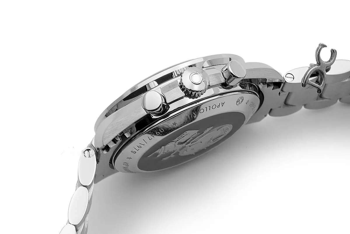 Speedmaster Professional Apollo 13 Silver Snoopy Award am Armband – Bild 4
