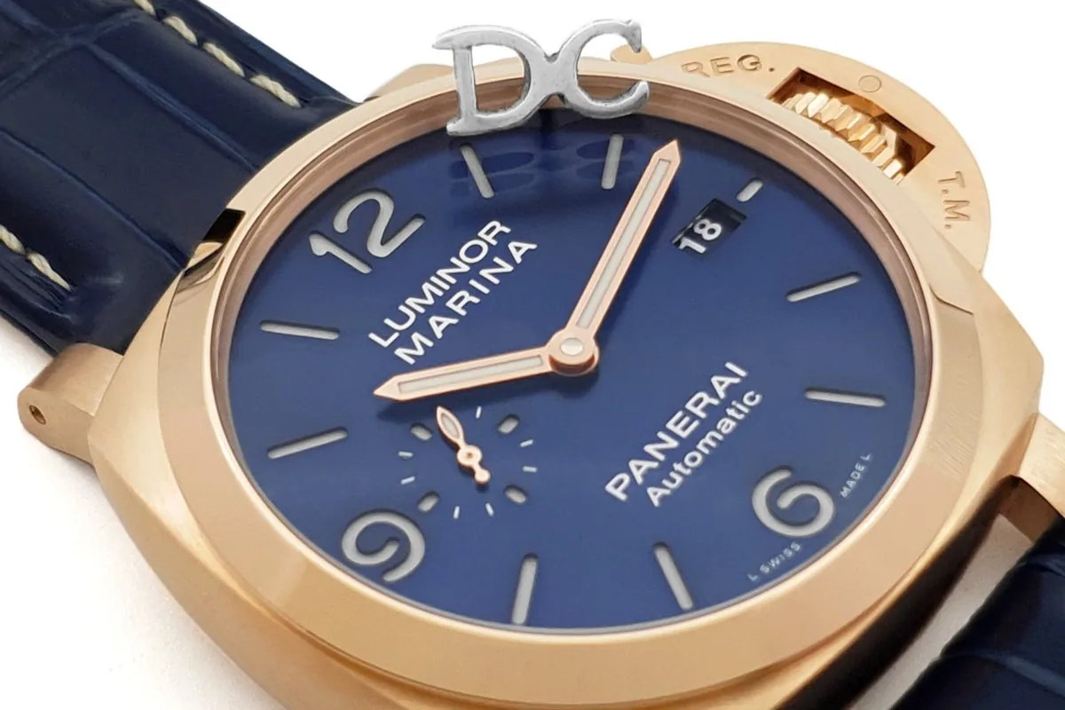 PAM1112 Luminor Marina Goldtech™ Sole Blu 44mm – Image 3