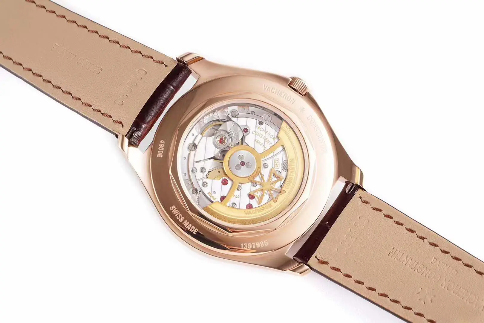 Fiftysix braunes Zifferblatt in Rotgold Ref: 4600E – Bild 9