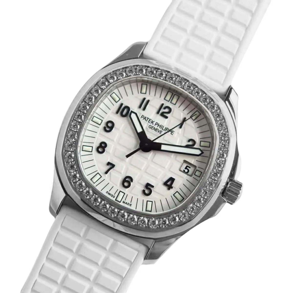 Aquanaut Luce 5067A-011 esfera blanca en acero - Imagen 4