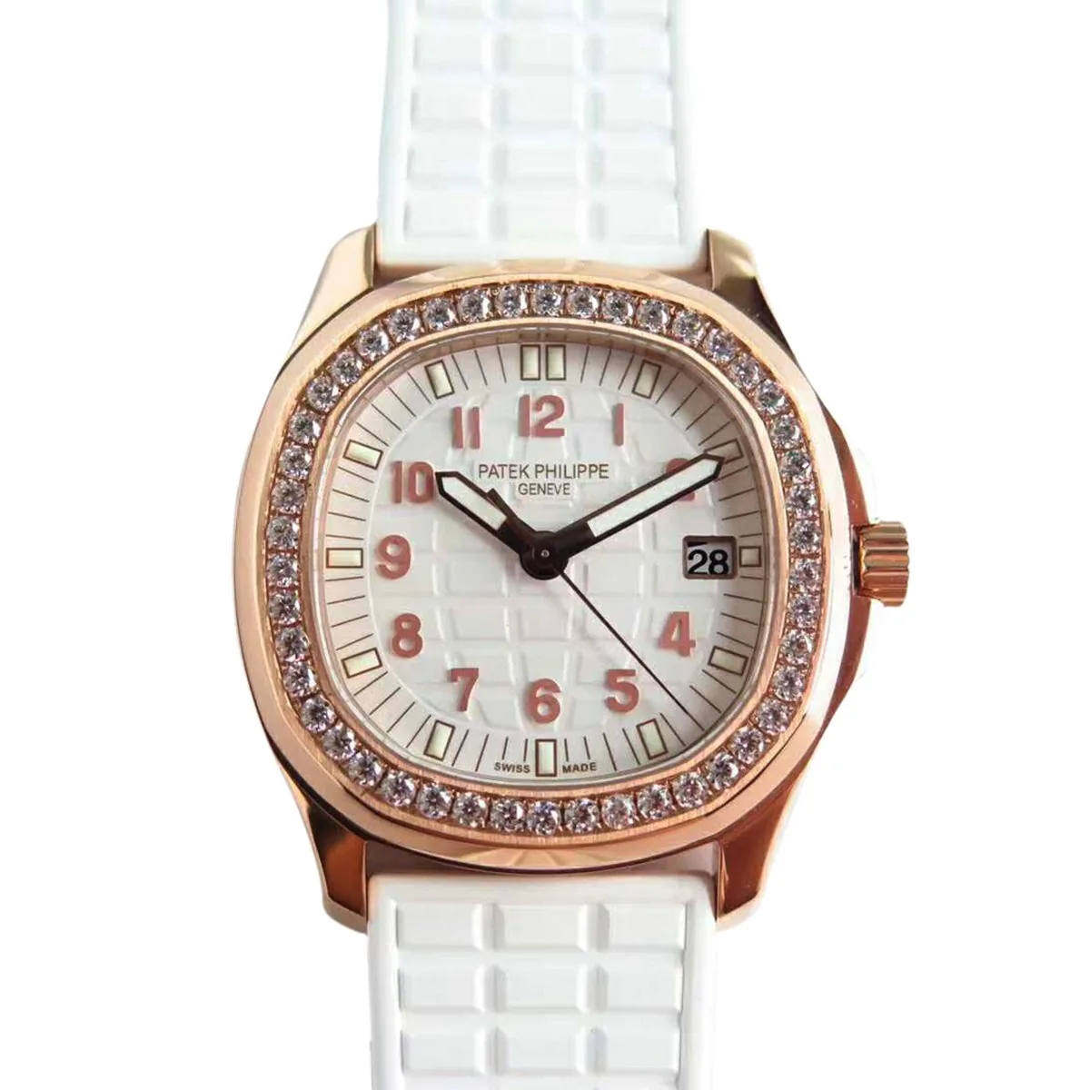 Aquanaut Luce 5068R-010 quadrante bianco in oro rosa