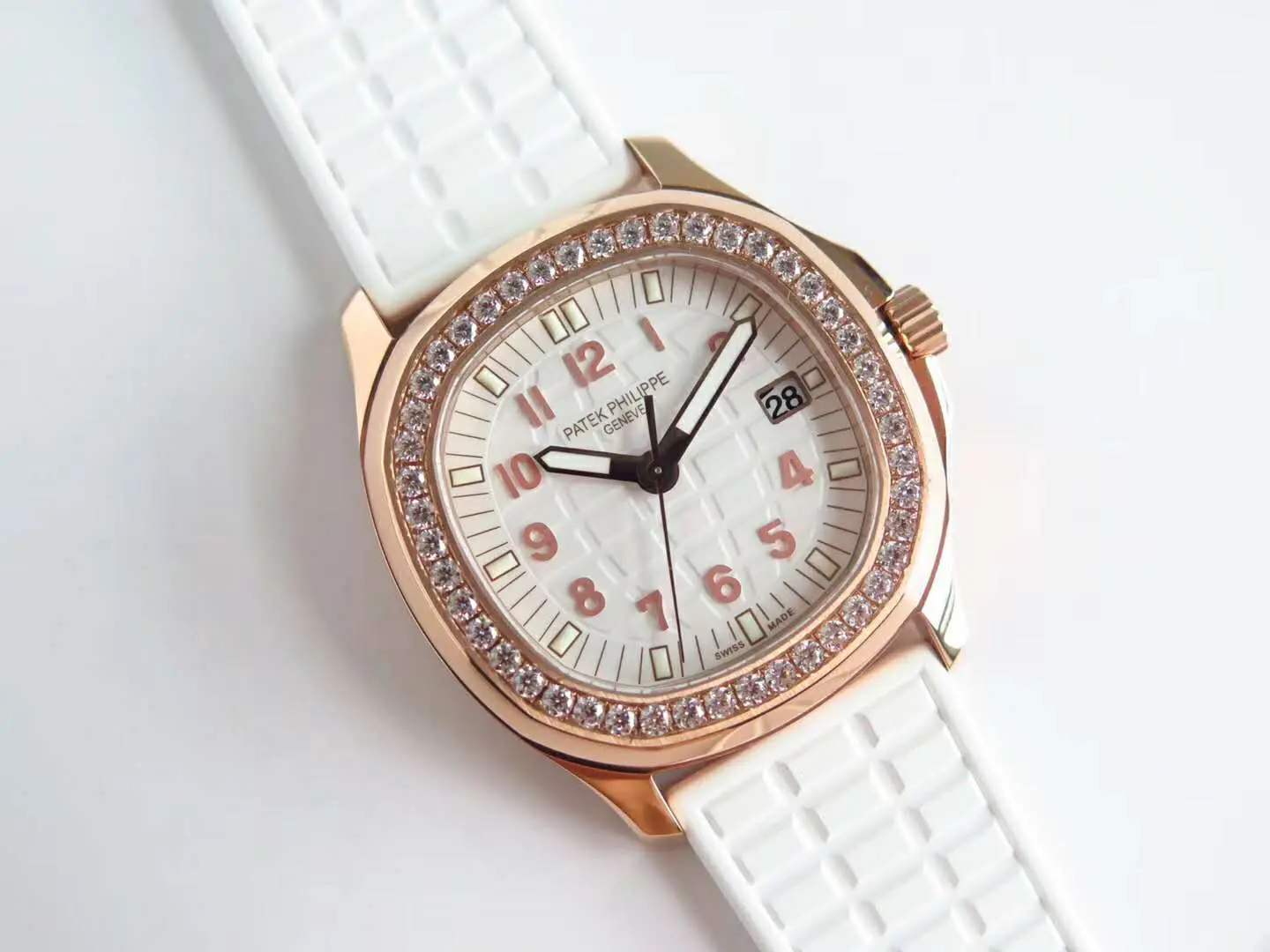 Aquanaut Luce 5068R-010 quadrante bianco in oro rosa - immagine 4