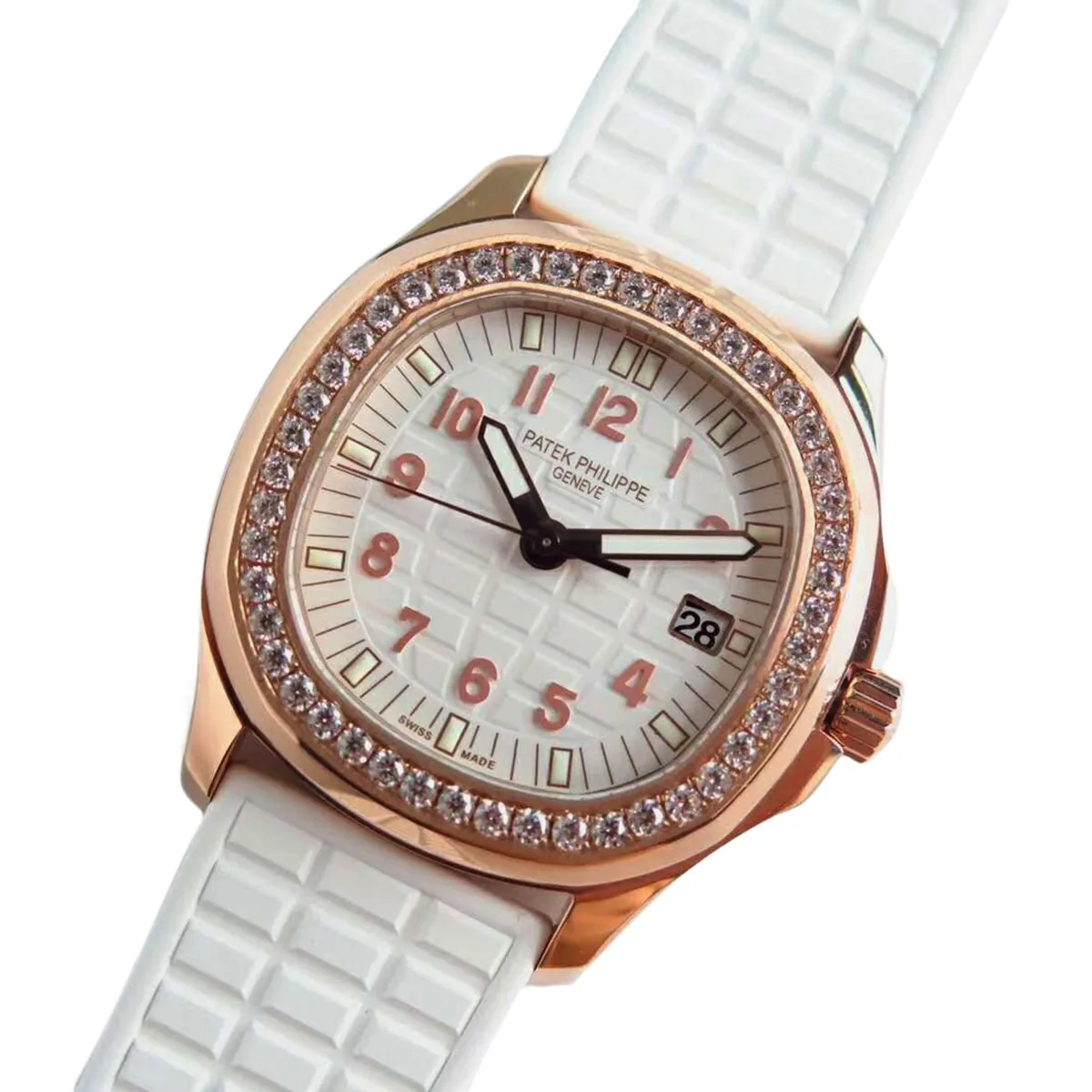 Aquanaut Luce 5068R-010 quadrante bianco in oro rosa - immagine 2