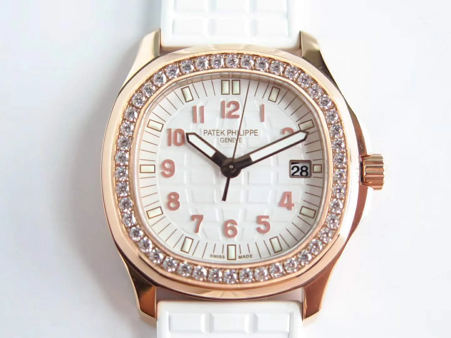 Aquanaut Luce 5068R-010 quadrante bianco in oro rosa - immagine 3