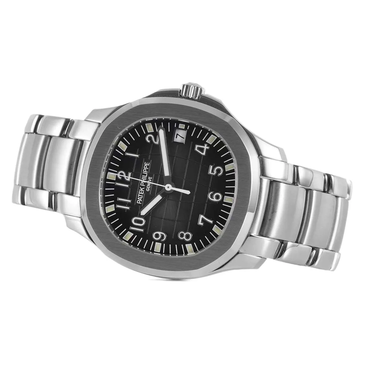 Aquanaut 5167/1A-001 quadrante nero in acciaio su bracciale - immagine 6