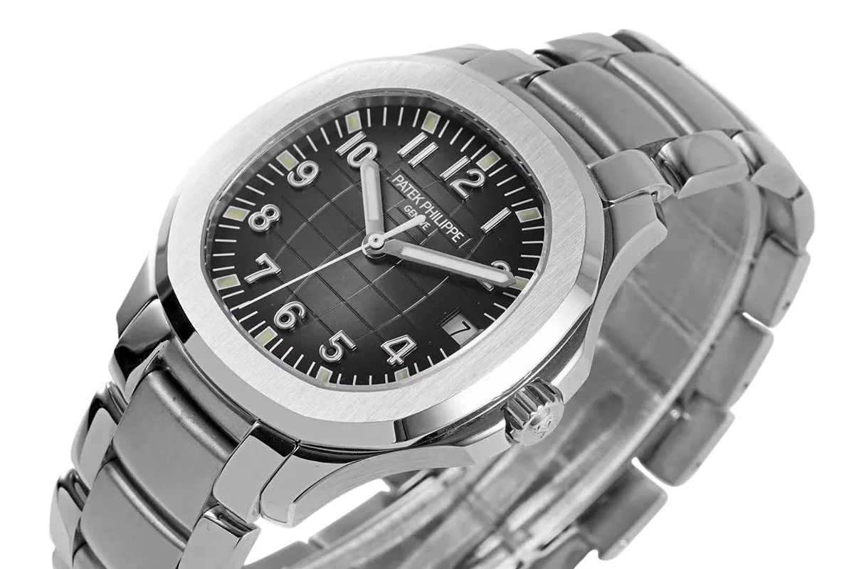 Aquanaut 5167/1A-001 quadrante nero in acciaio su bracciale - immagine 3