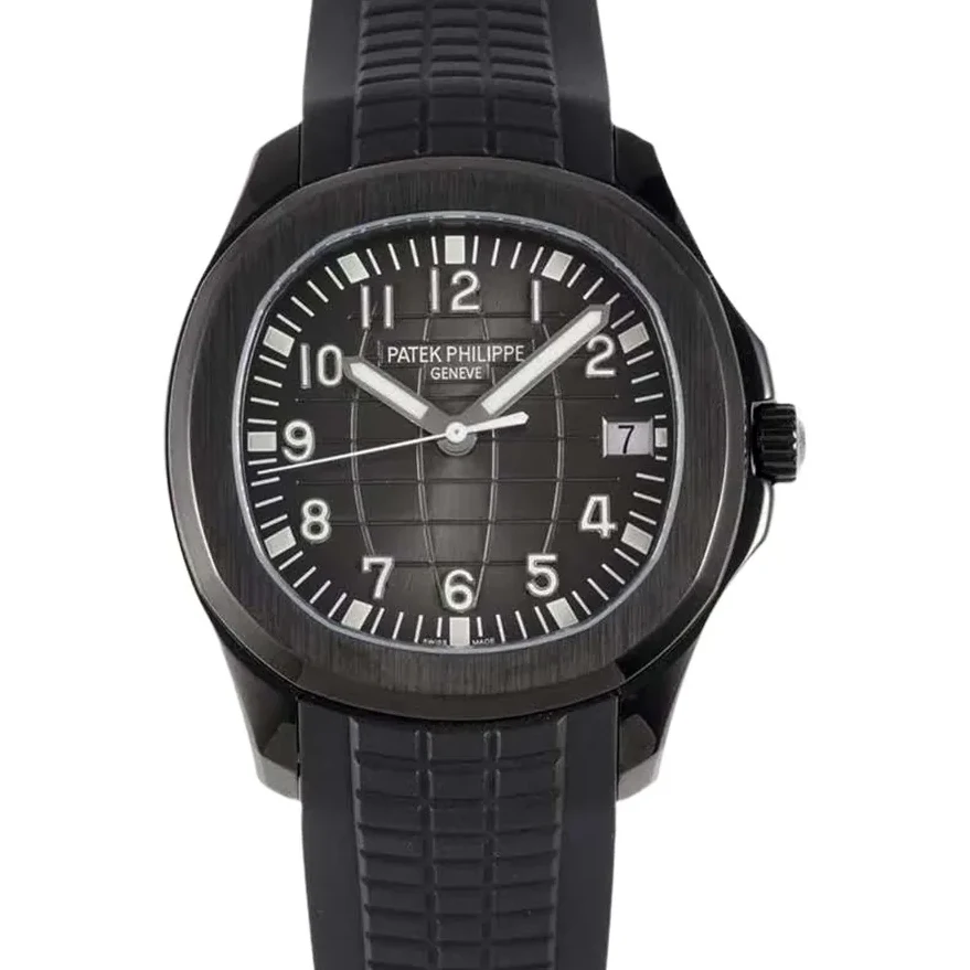 Aquanaut 5167A ‘Black Venom Limited Edition’ Black Dial on Black Rubber Strap