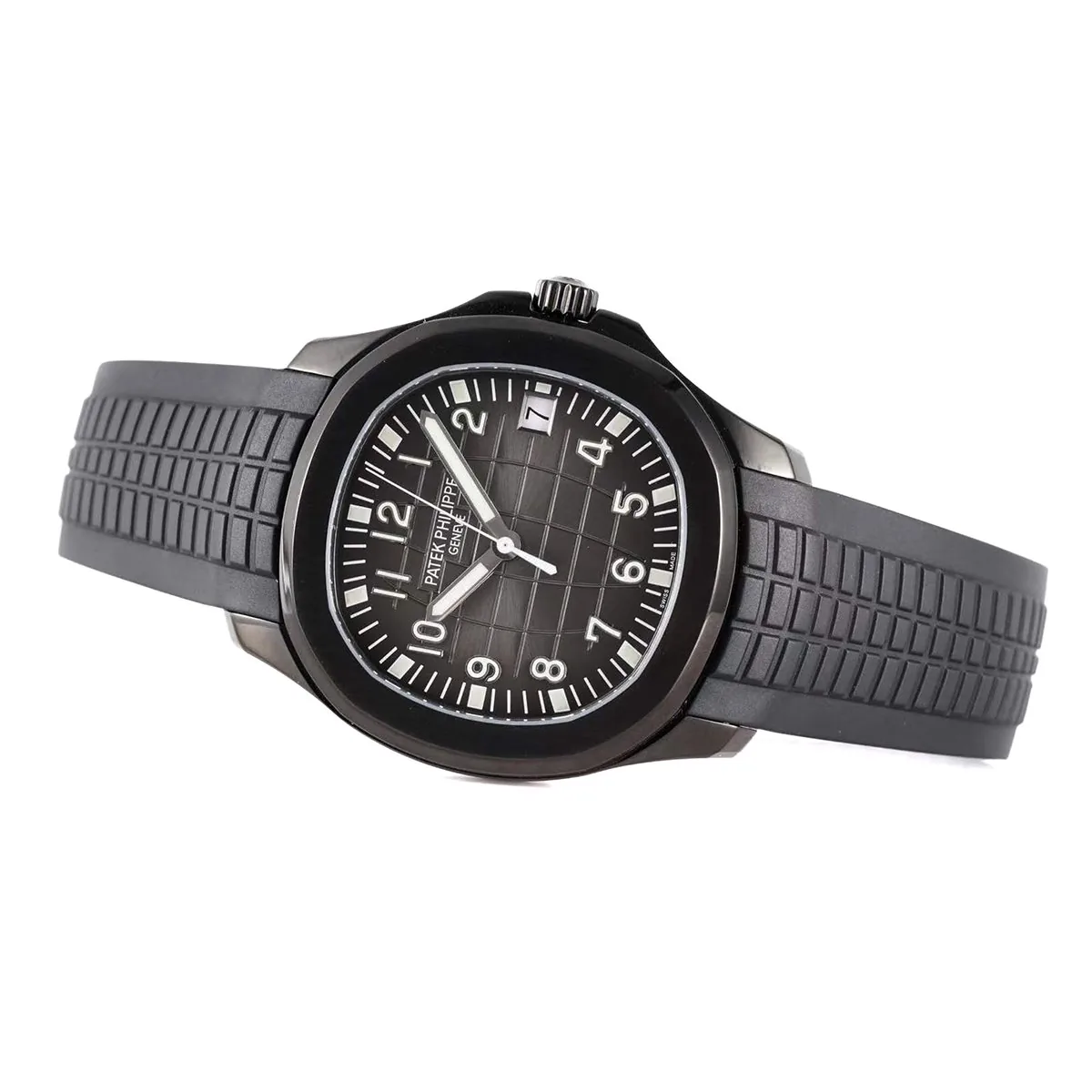 Aquanaut 5167A ‘Black Venom Limited Edition’ quadrante nero su cinturino in gomma nero - immagine 4