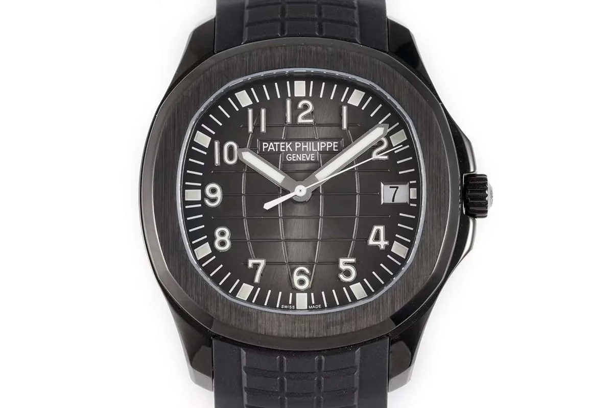 Aquanaut 5167A ‘Black Venom Limited Edition’ quadrante nero su cinturino in gomma nero - immagine 9