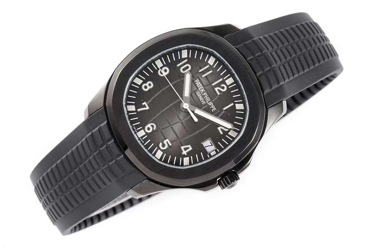 Aquanaut 5167A ‘Black Venom Limited Edition’ quadrante nero su cinturino in gomma nero - immagine 3