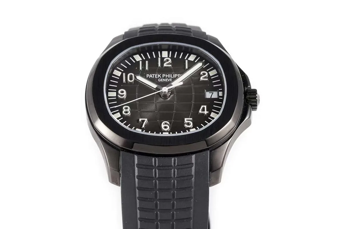 Aquanaut 5167A ‘Black Venom Limited Edition’ quadrante nero su cinturino in gomma nero - immagine 5