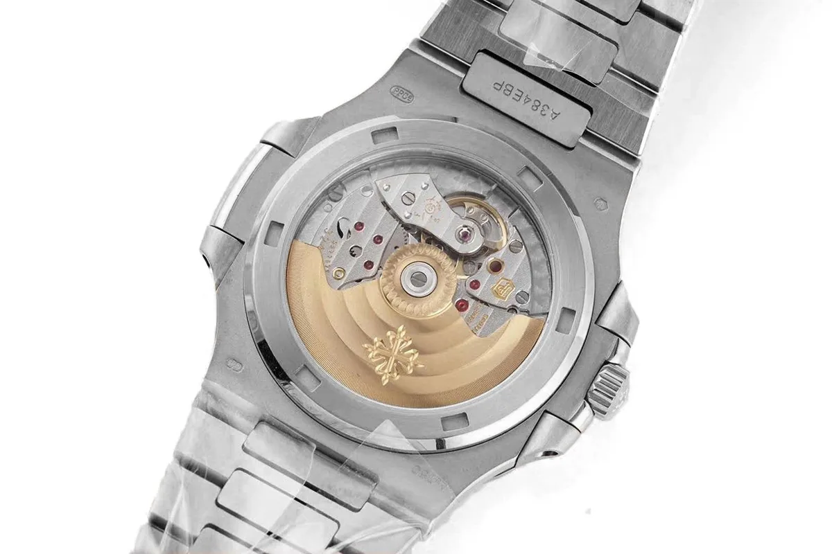 Nautilus Jumbo 5711 cadran diamants en or blanc pavé de diamants – Image 6