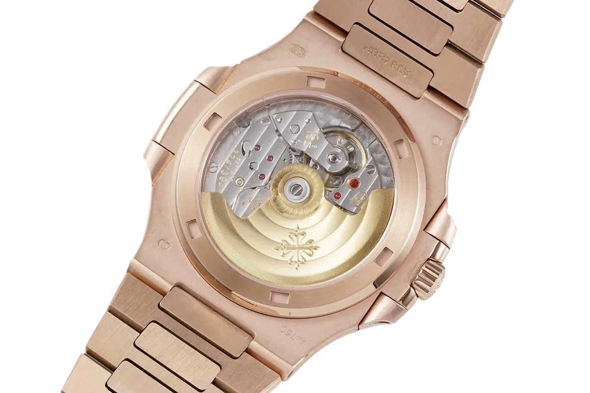 Nautilus Jumbo 5711/1R quadrante bianco con lunetta con diamanti - immagine 7