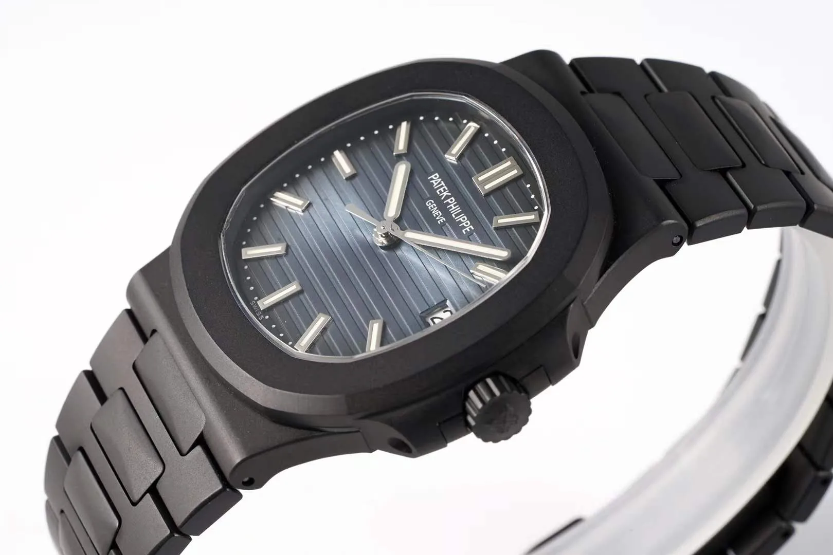 Nautilus Jumbo 5711 ‘Black Venom Limited Edition’ cadran bleu – Image 4