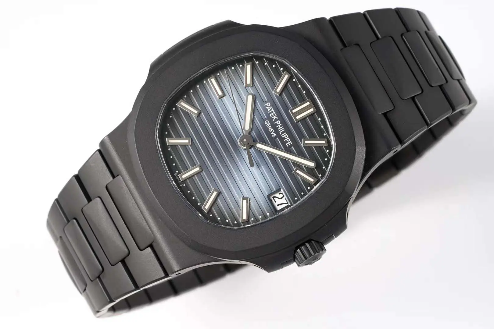 Nautilus Jumbo 5711 ‘Black Venom Limited Edition’ cadran bleu – Image 7