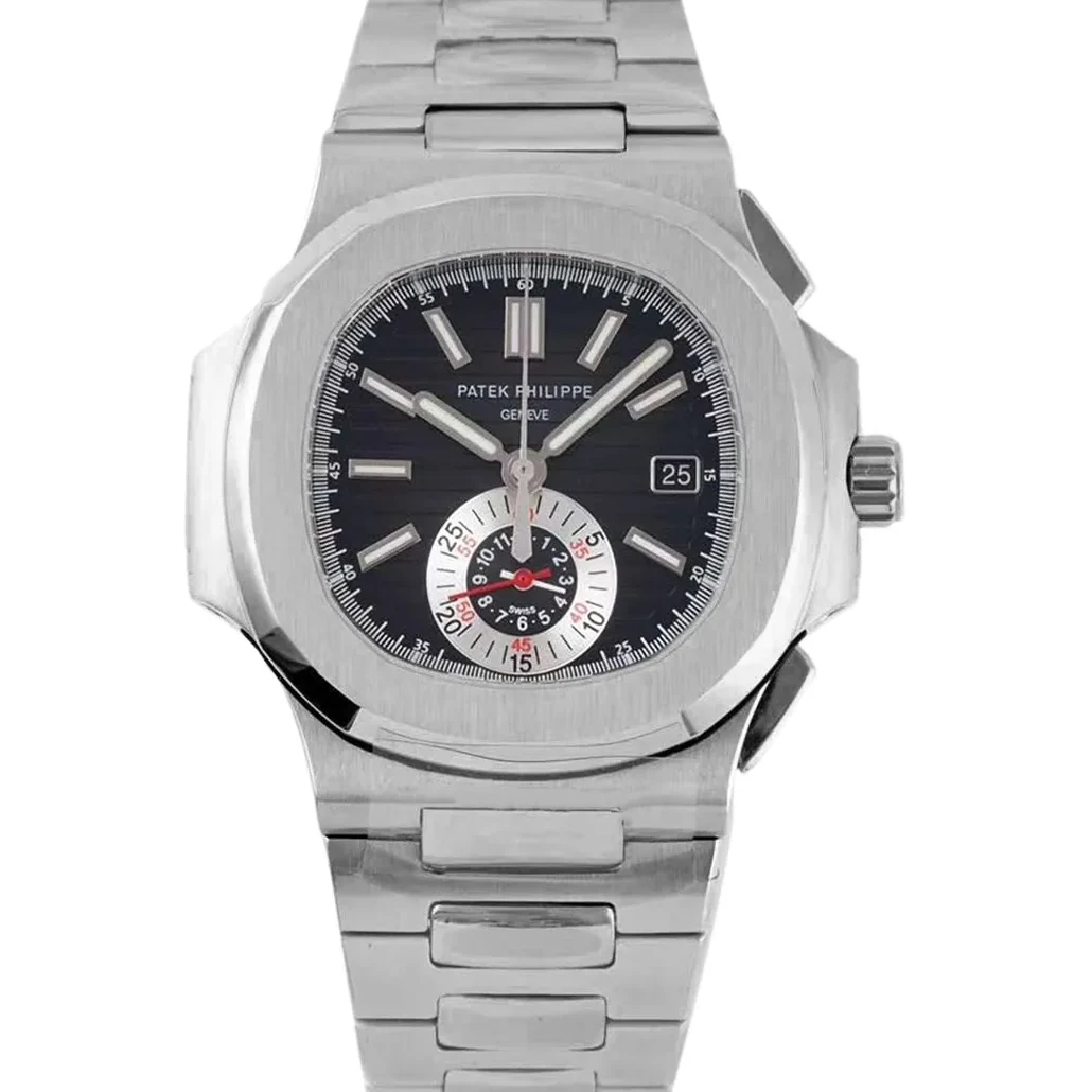 Nautilus 5980/1A-014 Black Dial in Steel