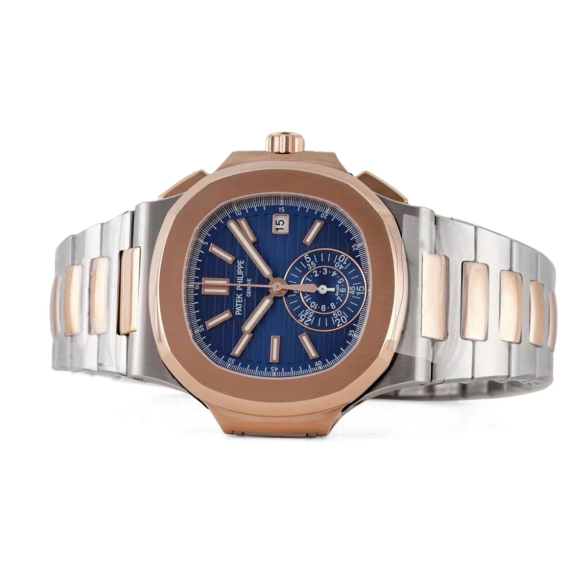 Nautilus Chronograph 5980/1AR en acero y oro rosa - Imagen 4