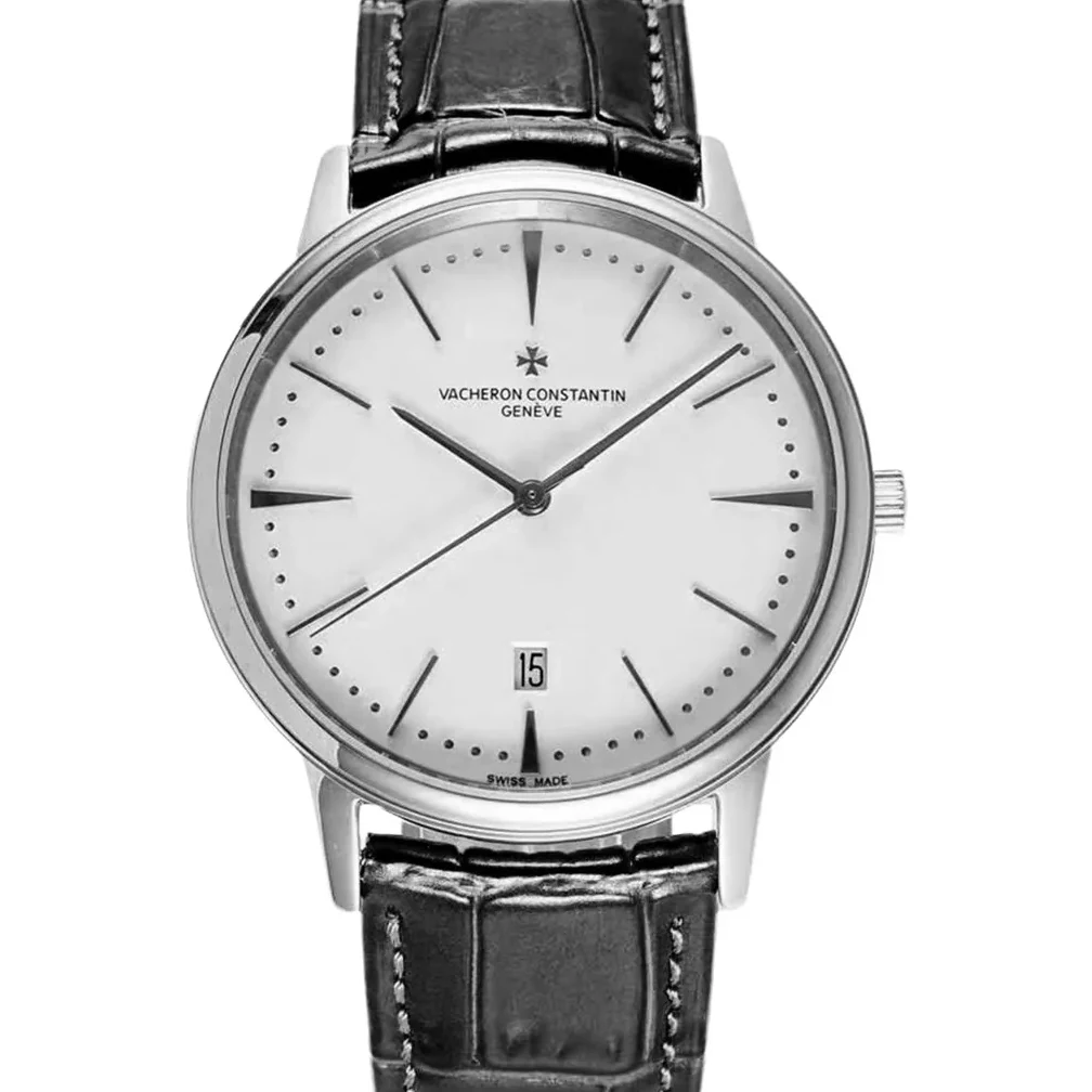 Patrimony White Dial in White Gold Ref: 85180