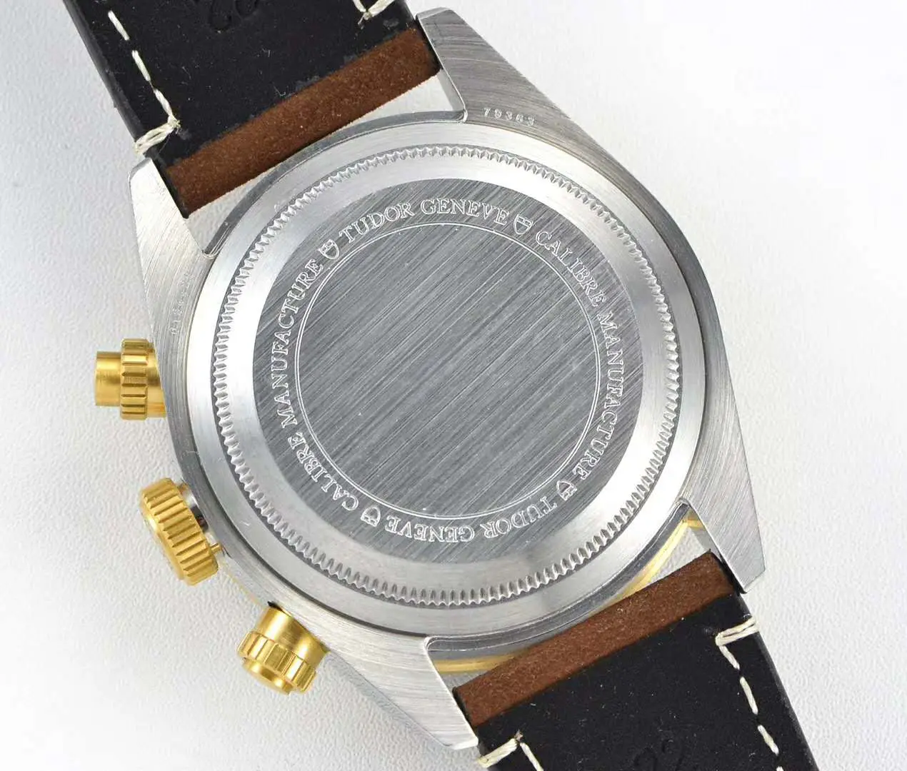 Black Bay Chrono S&G Ref: M79363N su cinturino in pelle - immagine 5