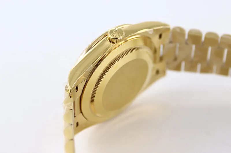 Day-Date 40 228238 Clean Factory quadrante champagne in oro giallo - immagine 7