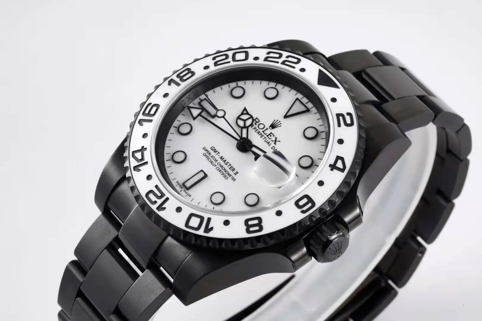 GMT Master II 116710 „Oreo“ weißes Zifferblatt in PVD – Bild 2