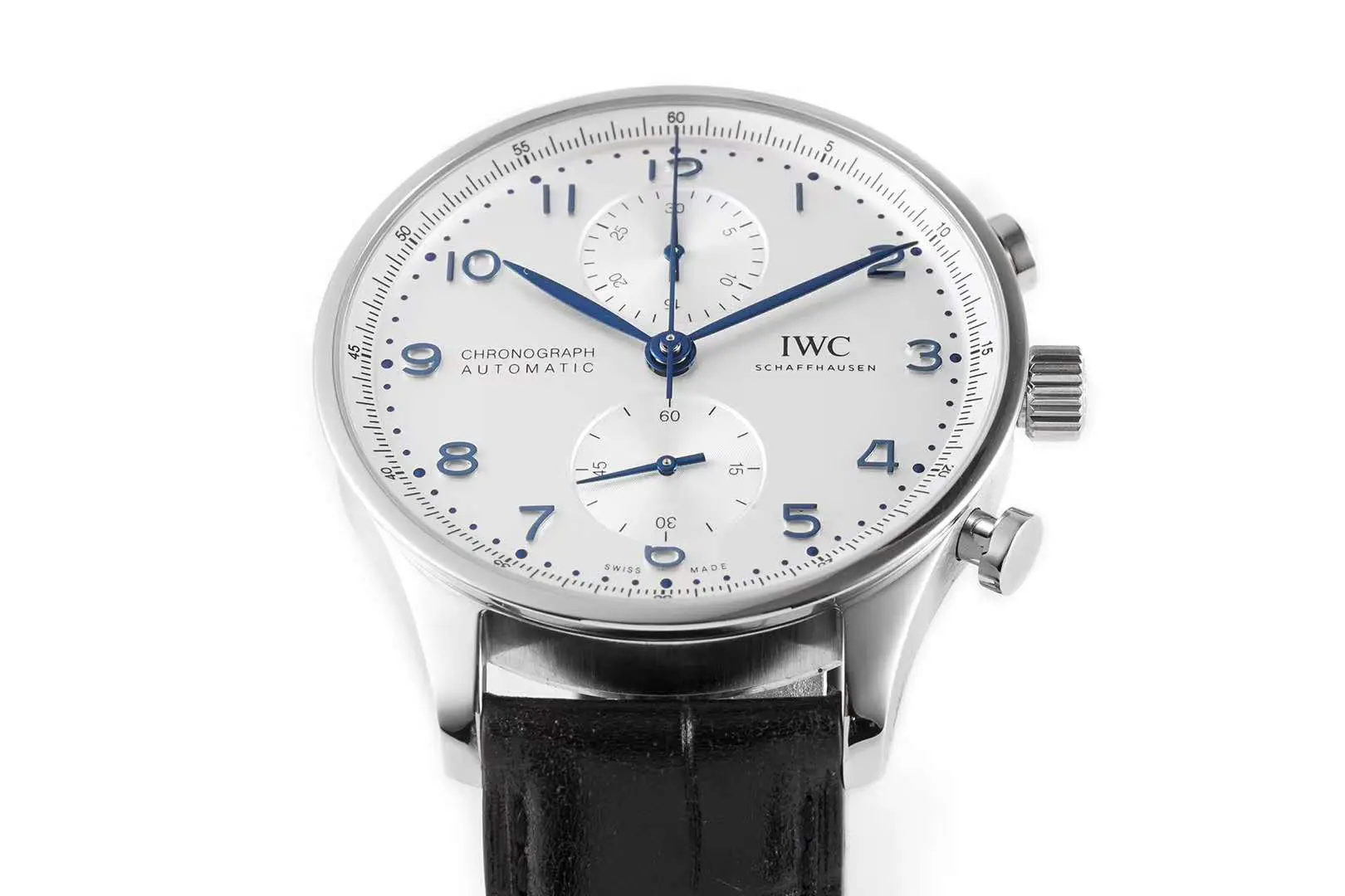 Portugieser Chronograph IW371605 cadran blanc en acier – Image 4