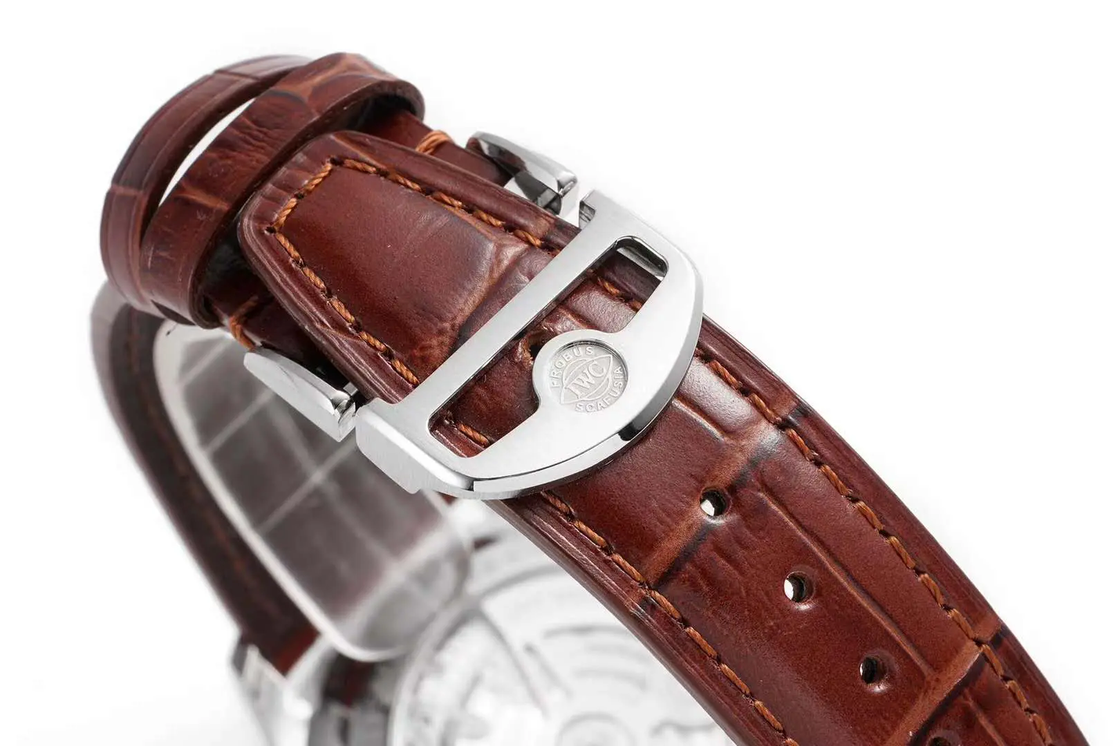 Portugieser Chronograph IW371611 esfera blanca en acero - Imagen 7
