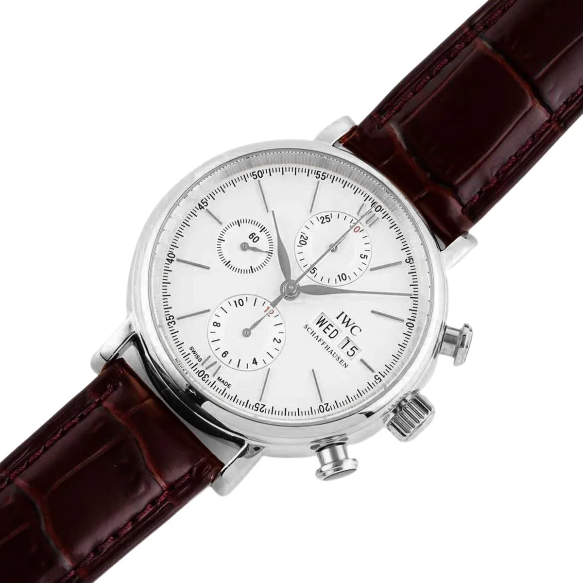 Portofino Chronograph IW391027 Edition “150 Years” quadrante bianco in acciaio - immagine 2