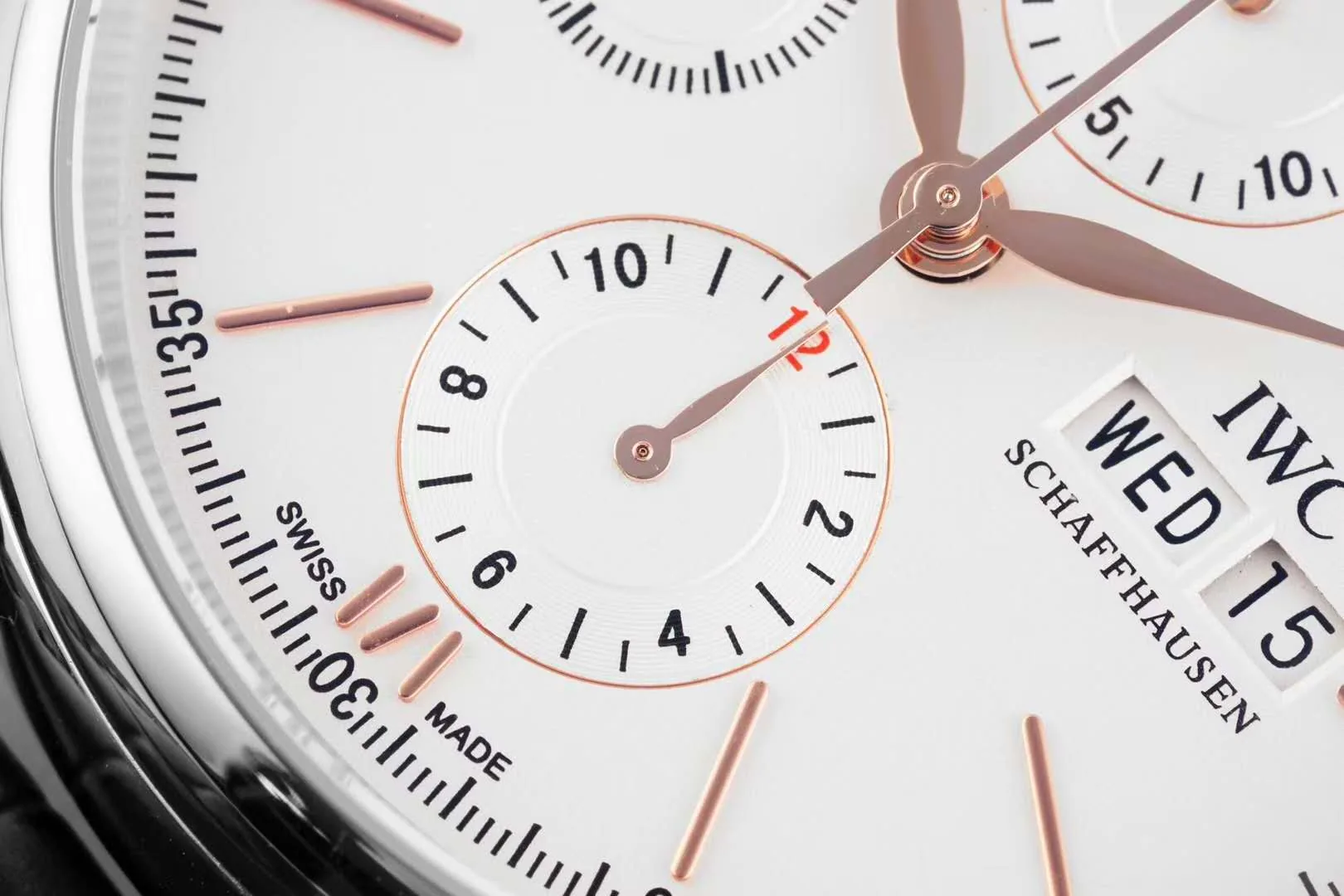 Portofino Chronograph IW391031 Edition “150 Years” quadrante bianco in acciaio - immagine 4