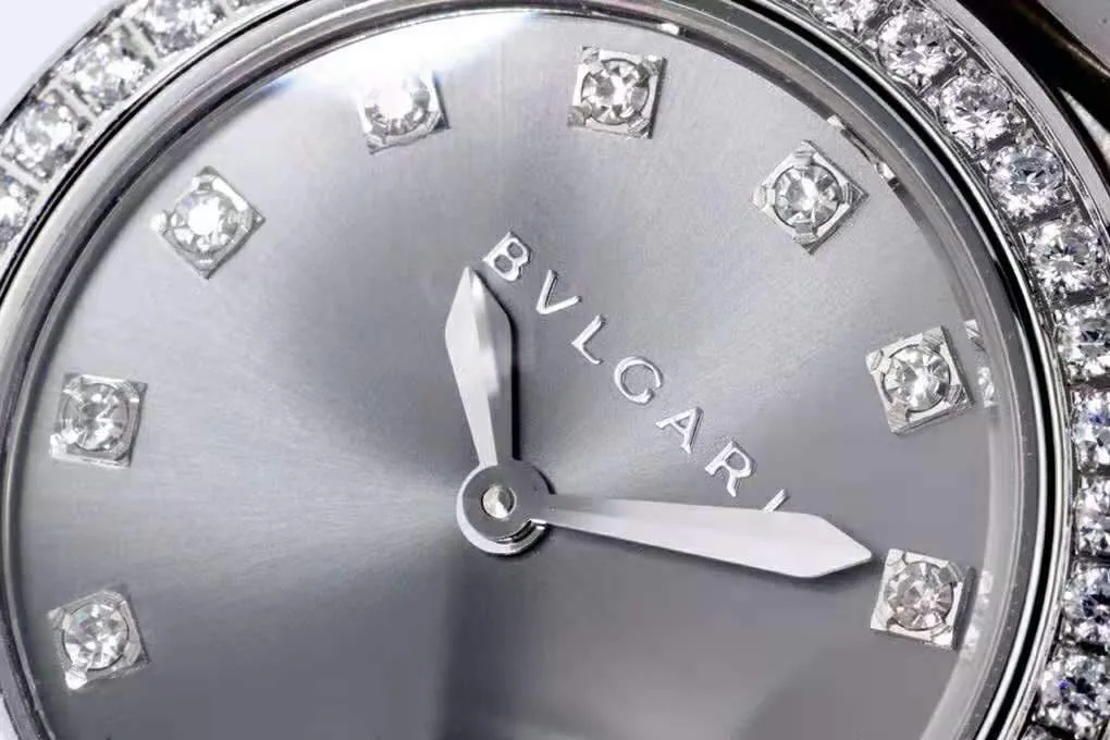 Lvcea graues Zifferblatt in Stahl mit Diamantlünette – Bild 5