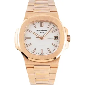 Nautilus Jumbo 5711/1R White Dial