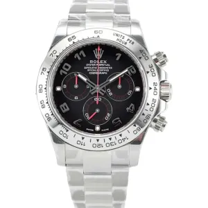 Daytona 116509 Black Dial in White Gold