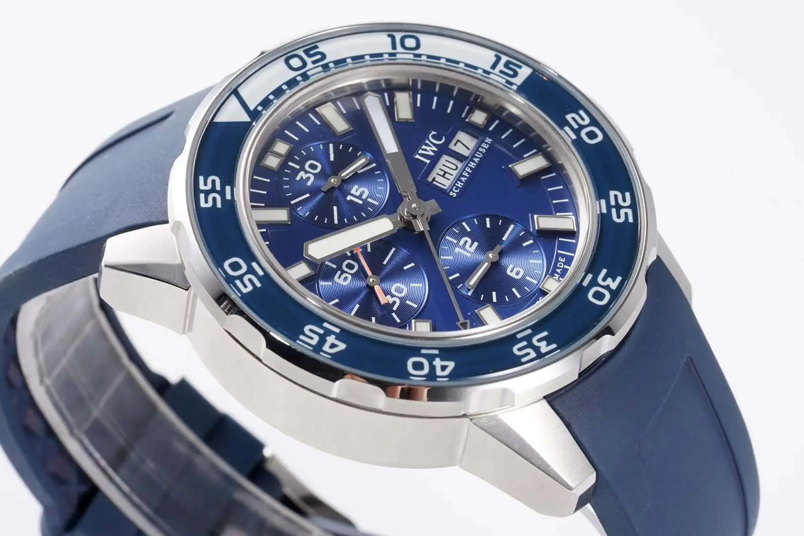 Aquatimer Chronograph IW376711 quadrante blu - immagine 5