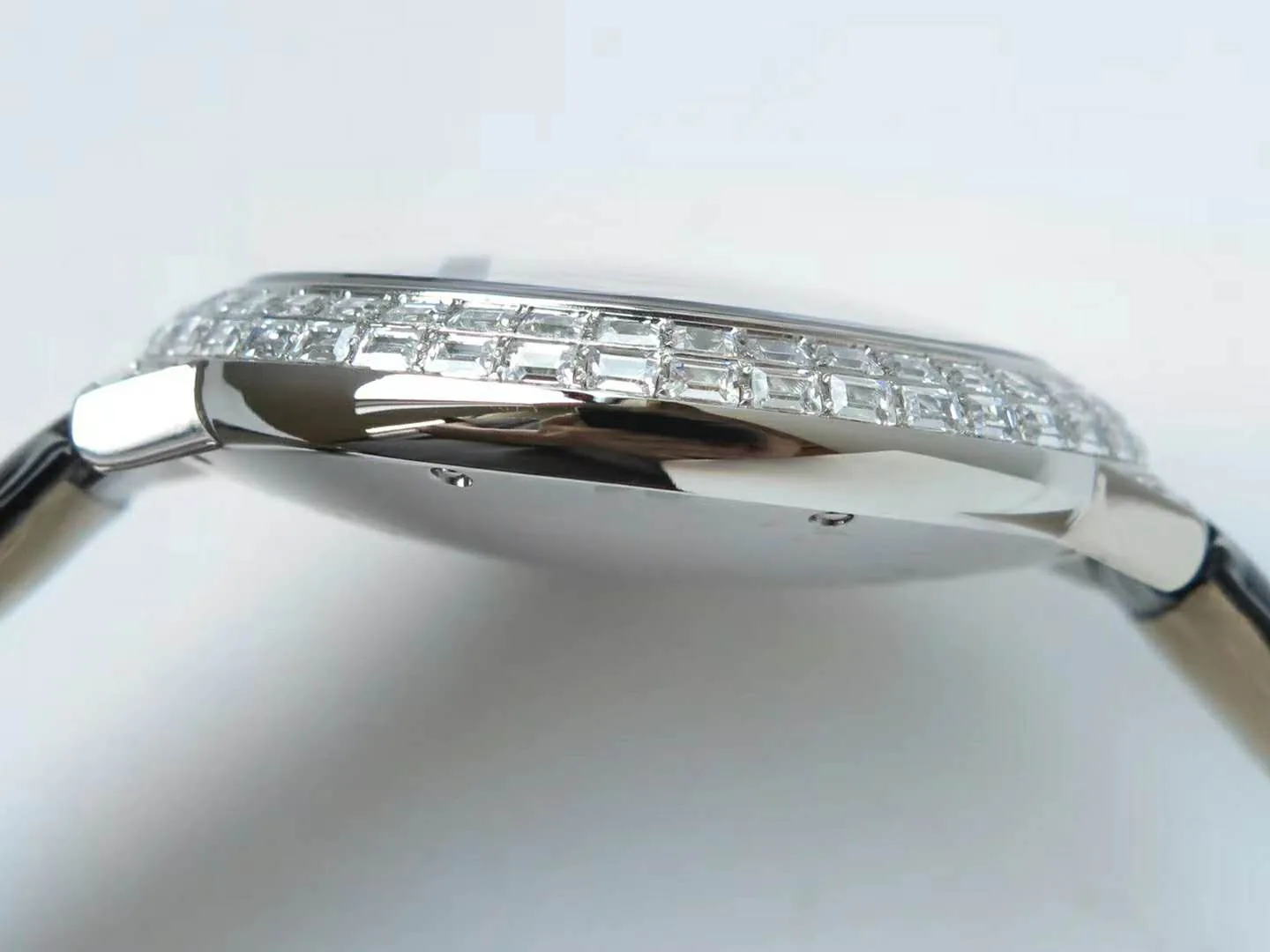 Ballon Bleu de Cartier 42mm esfera pavé de diamantes en acero - Imagen 5