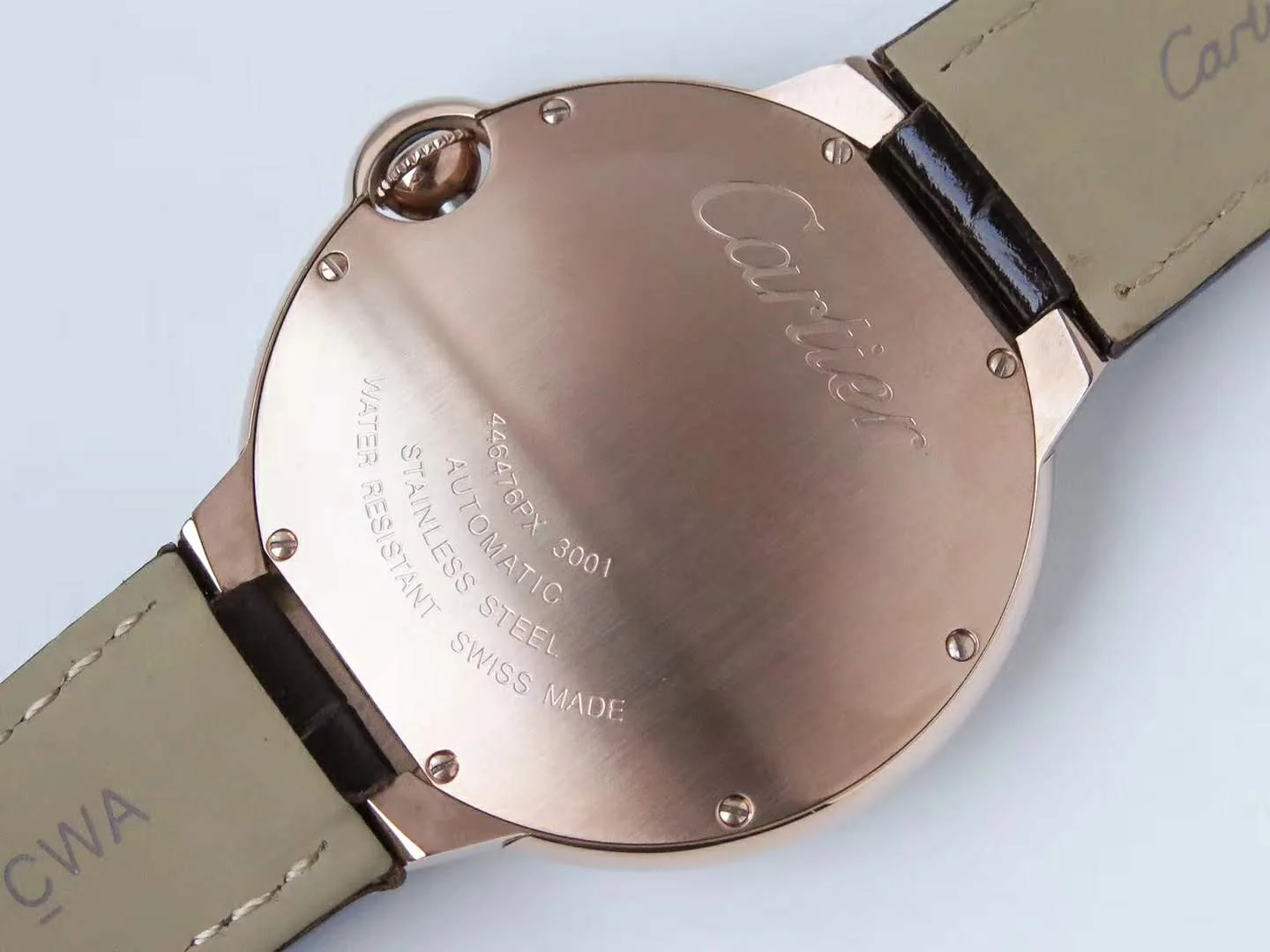 Ballon Bleu de Cartier 42mm cadran pavé de diamants en or rose – Image 6