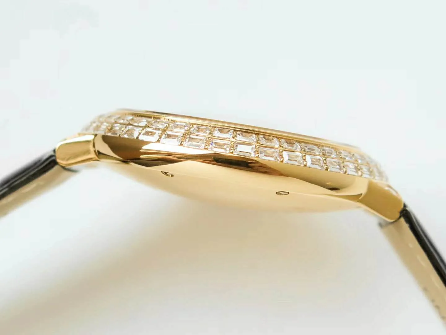 Ballon Bleu de Cartier 42mm esfera pavé de diamantes en oro amarillo - Imagen 7