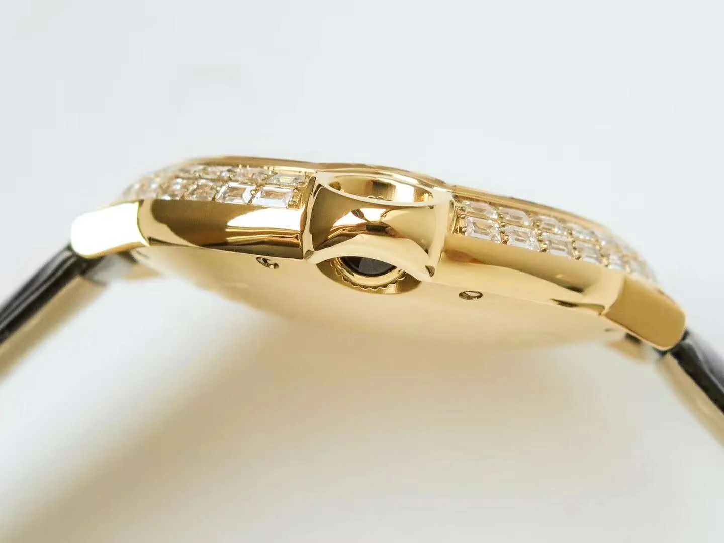 Ballon Bleu de Cartier 42mm esfera pavé de diamantes en oro amarillo - Imagen 8