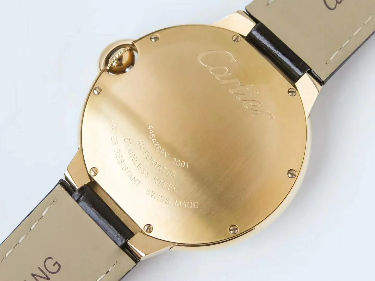 Ballon Bleu de Cartier 42mm esfera pavé de diamantes en oro amarillo - Imagen 6