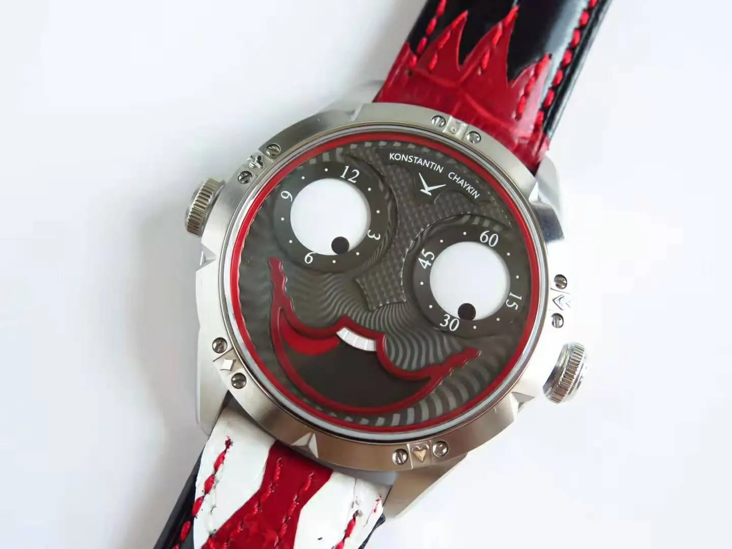 Wristmons Crown nero con cravatta - immagine 4