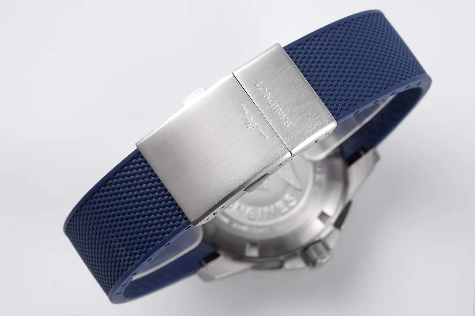 Hydroconquest cadran bleu sur bracelet en caoutchouc – Image 6
