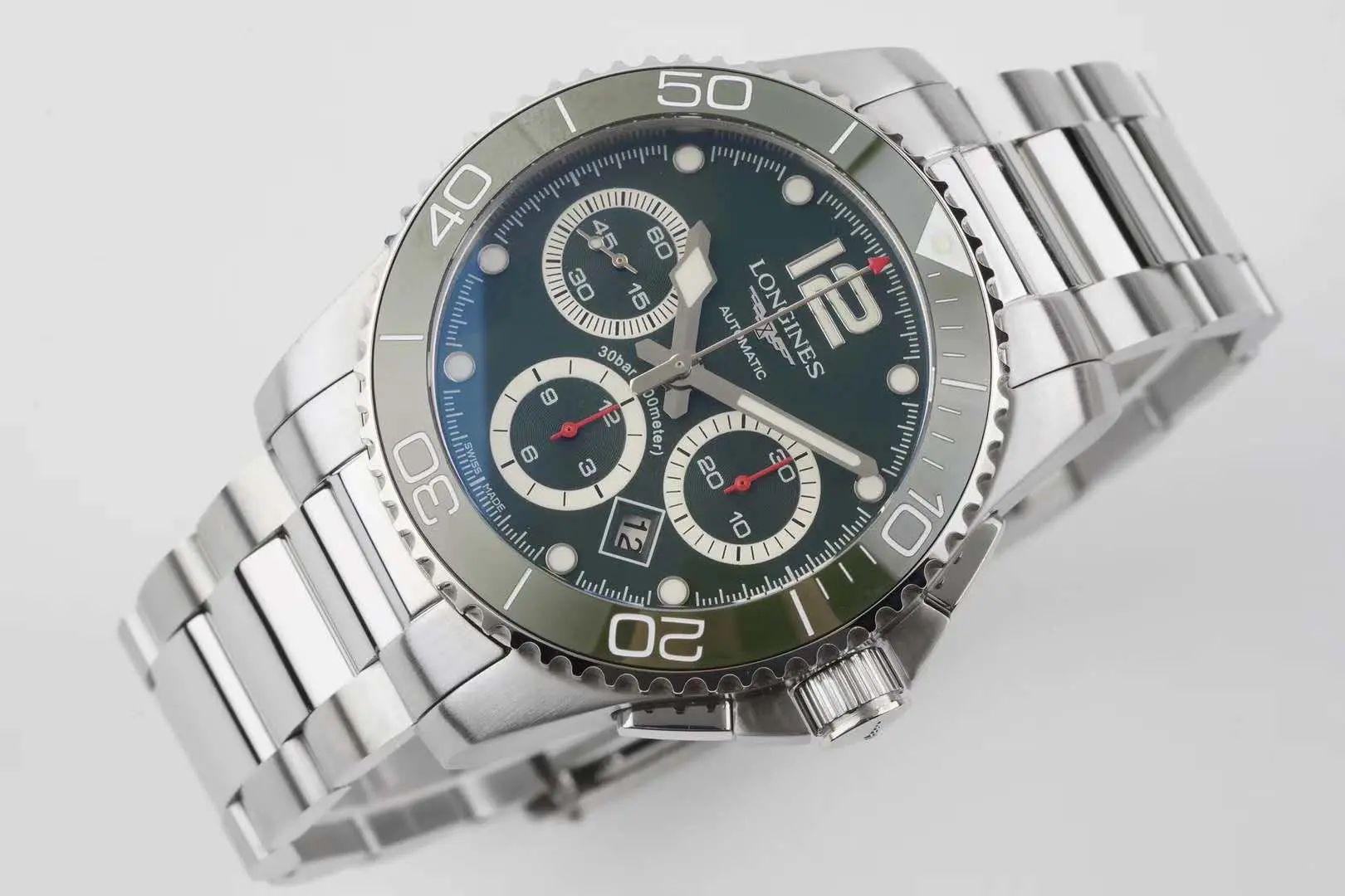 Hydroconquest cadran vert sur bracelet – Image 3