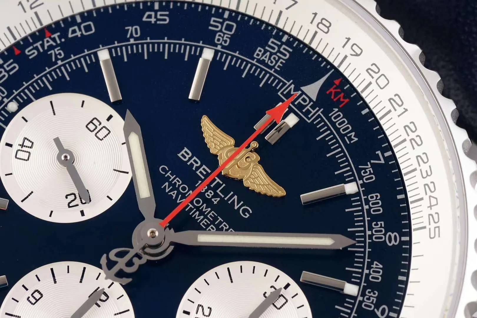 Navitimer 01 Chronograph cadran bleu en acier – Image 4