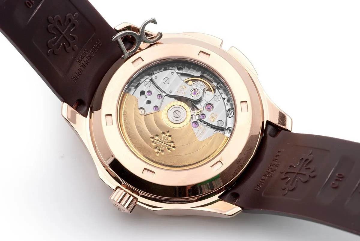 Aquanaut Time Travel 5164A cadran marron en or rose – Image 7
