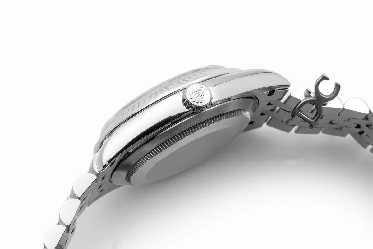 Datejust 36 116234 schwarzes Zifferblatt mit Strichindizes – Bild 4