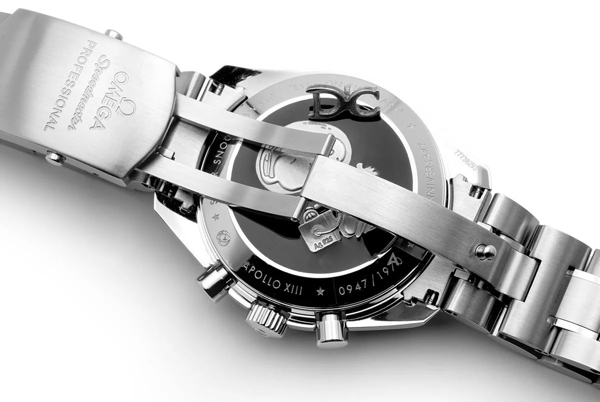 Speedmaster Professional Apollo 13 Silver Snoopy Award am Armband – Bild 7