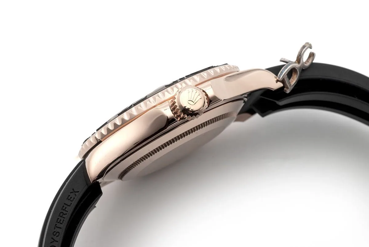 Yacht-Master 116655 oro Everose (Baselworld 2015) con correa Oysterflex - Imagen 6