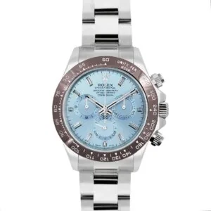 Daytona 116506 Platin eisblaues Zifferblatt mit Diamantindizes