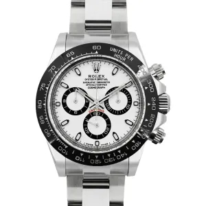 Daytona Panda 116500 White Dial in Steel VSF